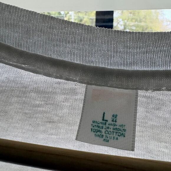 Vintage Paper Thin BURNOUT Blank T-Shirt Size M White 1980s Worn Distressed - Picture 6 of 12